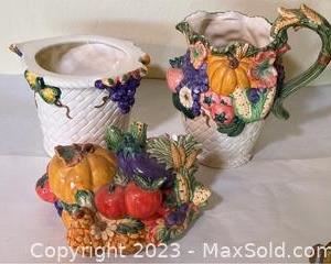 weaster and floral motif decor and more3612 t