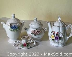wfloral tea pot and more3761 t
