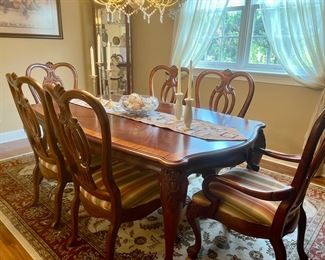 DINING SET WITH BUFFET & CHINA CABINET 