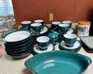 Set of Denby England dishes. Priced at $145.00