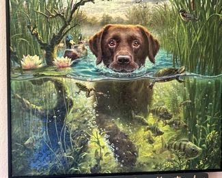 This is a puzzle and looks like a painting.. SO CUTE!