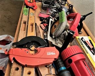 Levels, Saws, PVC Pipe Cutter & More!