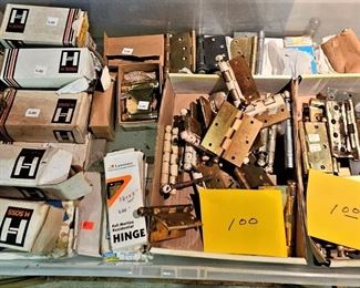 Hinges - Large & Small. About 100.