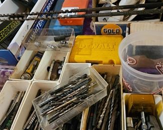 Hundreds of Drill Bits