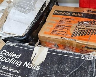 Boxes of those power strip nails.