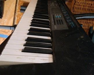 Casio keyboard with stand