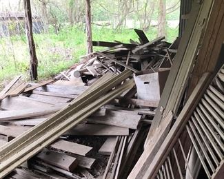 Lumber and old doors
