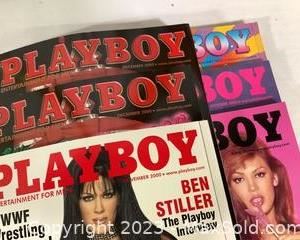 wlot of vintage playboy magazines4213 t