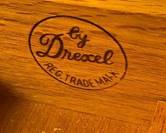 Vintage MCM Leather-Top Desk by Drexel