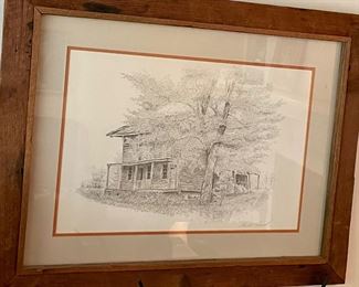 FRAMED/SIGNED/NUMBERED ART BY ..........., 177/1000