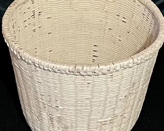 WICKER WASTEBASKET