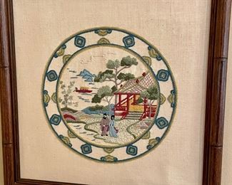 FRAMED NEEDLEPOINT