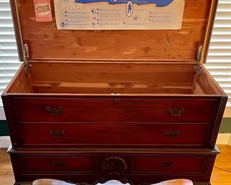 Vintage Cavalier Claw Foot Cedar Chest - circa 1920