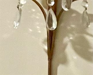 WALL SCONCE W/CRYSTALS