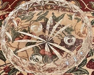 CRYSTAL CENTERPIECE BOWL