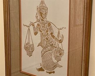 FRAMED ASIAN WALL DECOR