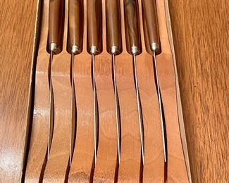 VINTAGE AUTUMN WOOD CUTLERY