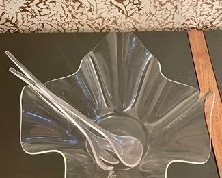 VINTAGE ACRYLIC SALAD SET