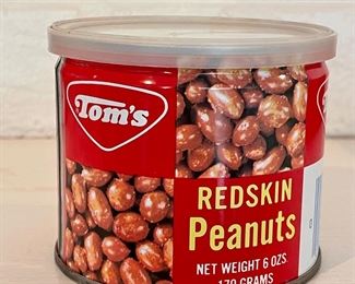 Vintage Tom’s Unopened “Redskin” Peanuts