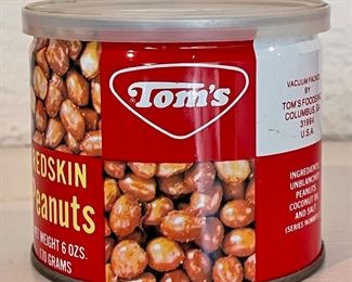 Vintage Tom’s Unopened “Redskin” Peanuts