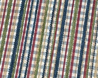 VINTAGE BAMBOO/RATTAN/GLASS TABLE & 4 CHAIRS