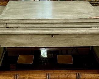 ANTIQUE SEWING MACHINE CABINET (NO BASE)