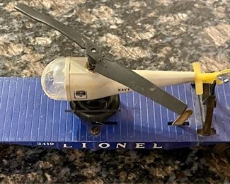 VINTAGE LIONEL ELECTRIC TRAINS - HELICOPTER LAUNCHER #3419