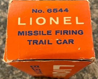 VINTAGE LIONEL ELECTRIC TRAINS - MISSILE FIRING TRAIL #6544