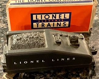 POST WAR LIONEL ELECTRIC TRAINS - SLOPE BACK TENDER #244T