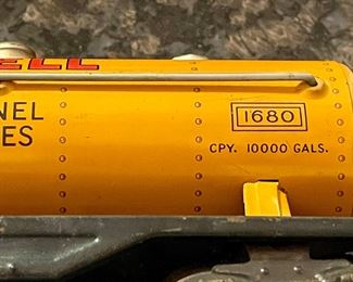 PREWAR LIONEL ELECTRIC TRAINS - SHELL TANK  CAR #1680