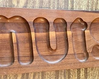 Vintage Tom’s “nuts” Commemorative Walnut Tray.  1979