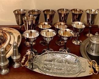 SILVERPLATE, PEWTER