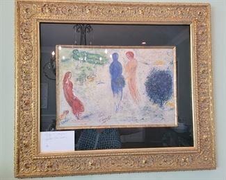 Chagall Lithograph with original signature