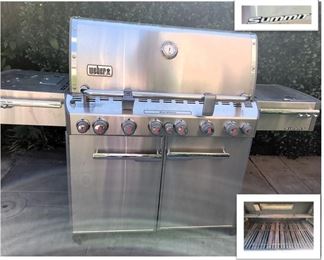 Large, clean Weber Grill Summit