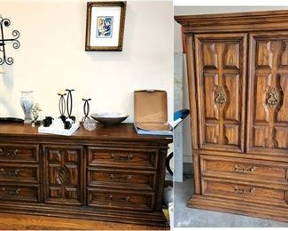 Bedroom chest and dresser