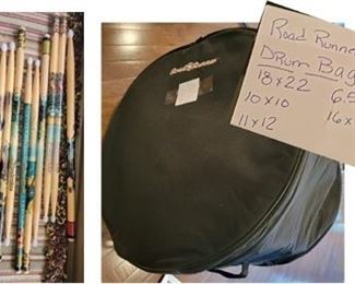 Drum sticks - Roadrunner Drum carry bags