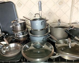 Quality pots and pans All-Cad and Calphelon