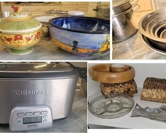 New and gently used kitchen items