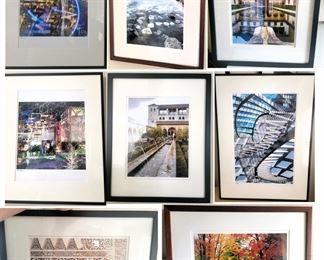 Framed and unframed photography by local artist