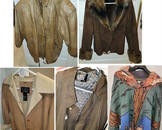 Beautiful leather coats for men and woman