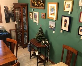 Dining Room Ceramic Christmas Trees!!!