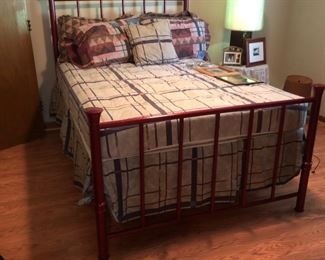 Race Car Red Metal Bed!