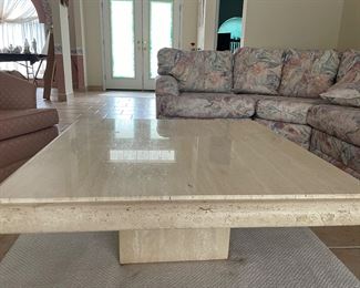 $325 Travertine Coffee Table