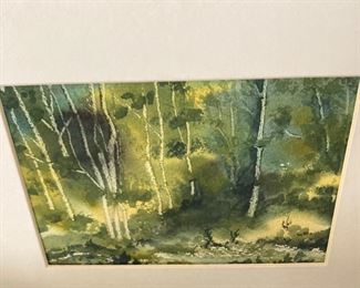 Original signed watercolor 