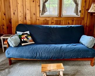 Cottage wooden futon 