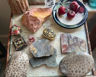 Rustic birch top table 