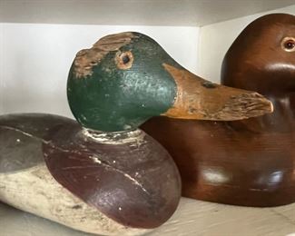 Wooden duck decoy