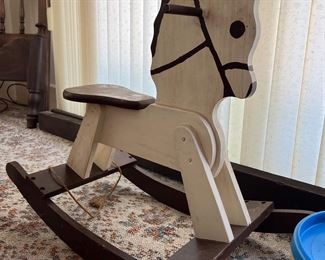Folkart Childs Rocking Horse