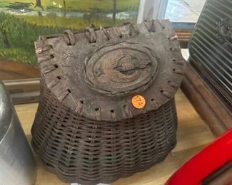  VINTAGE CREEL BASKET