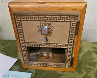  POST OFFICE MAILBOX BANK WITH COMBINATION